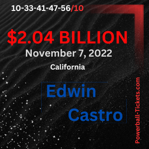  Edwin Castro - Powerball Winner - $2.04 billion - Powerball-Tickets.com